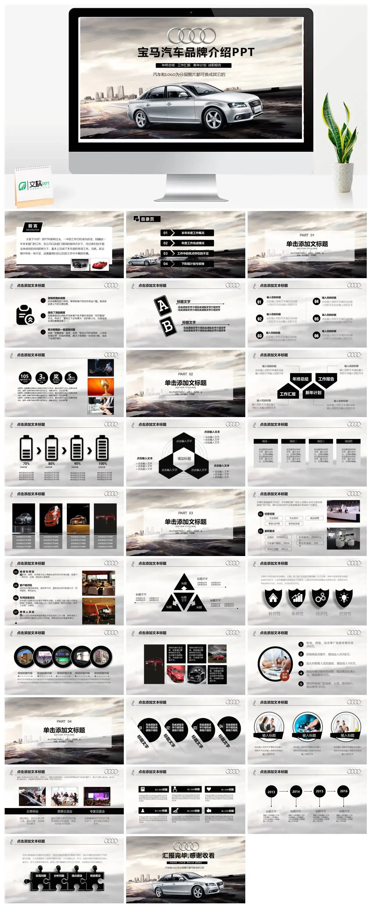 宝马汽车品牌介绍PPT