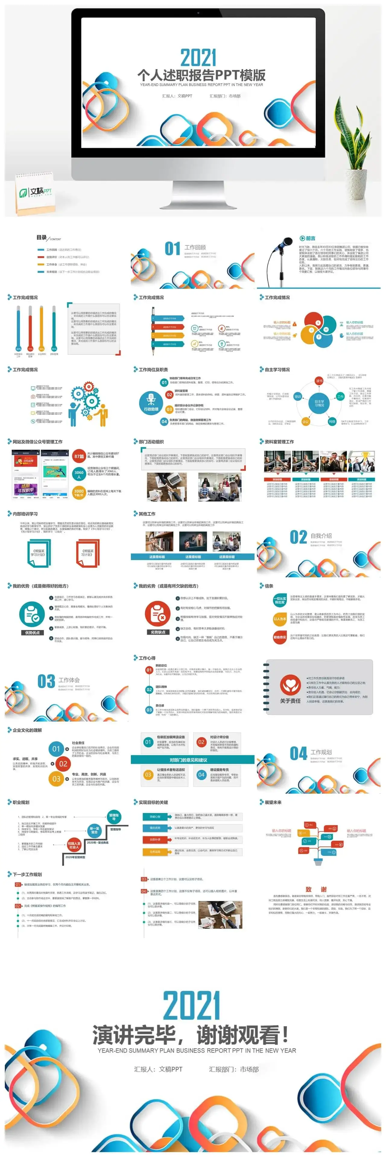 大气时尚述职报告工作汇报