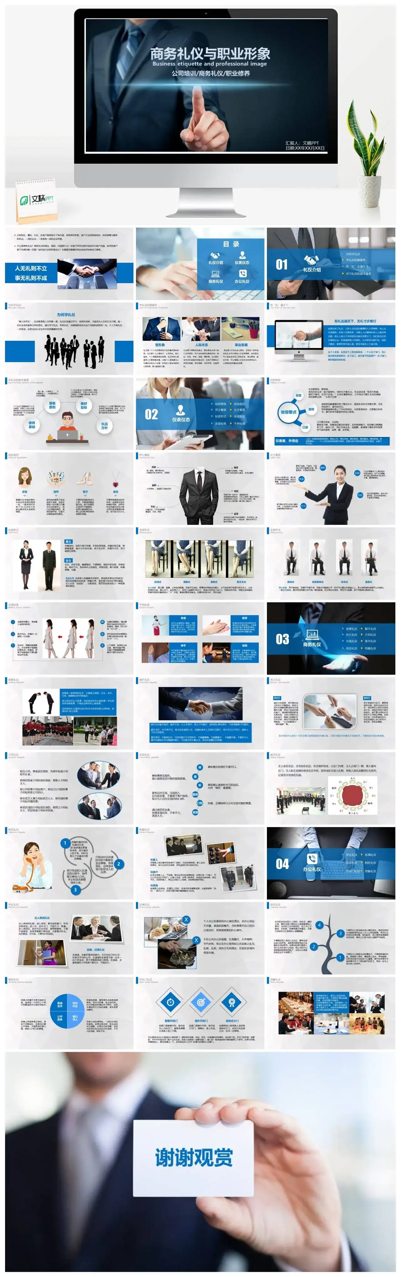 商务礼仪与职业形象PPT作品