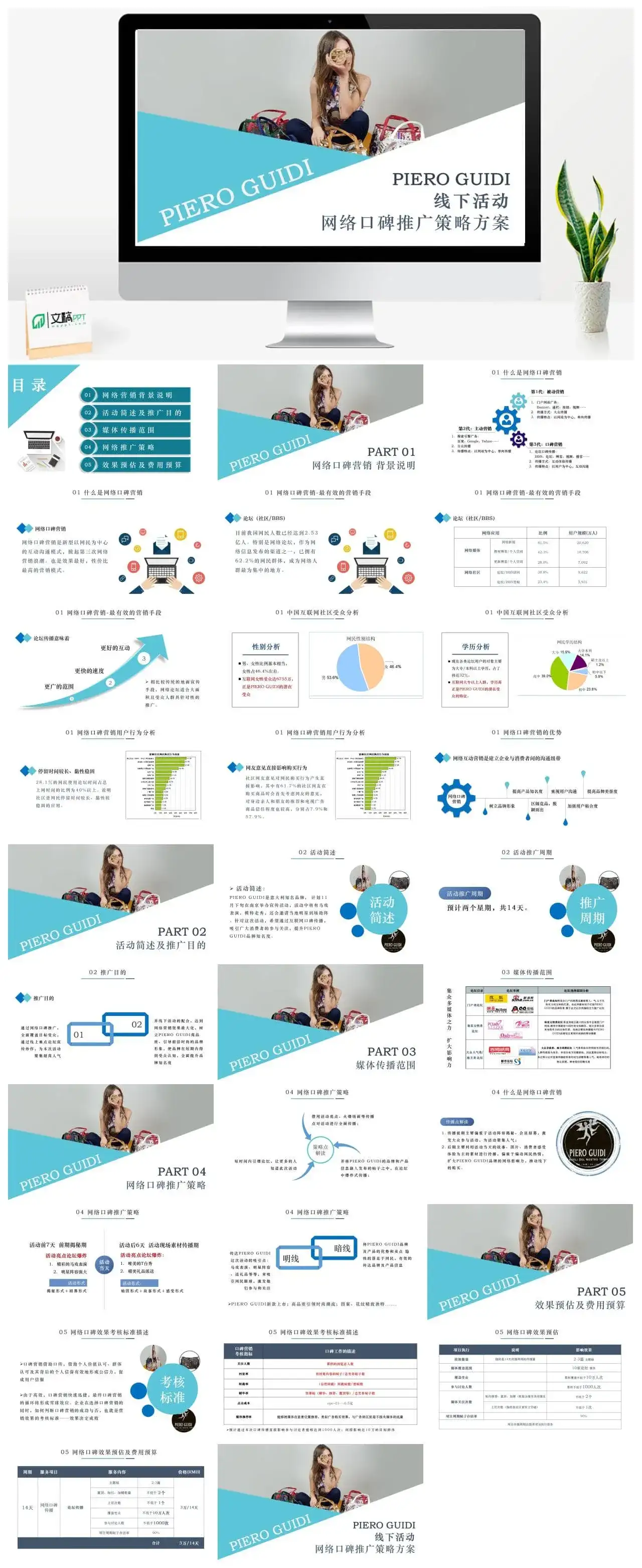 品牌网络口碑营销推广策略方案