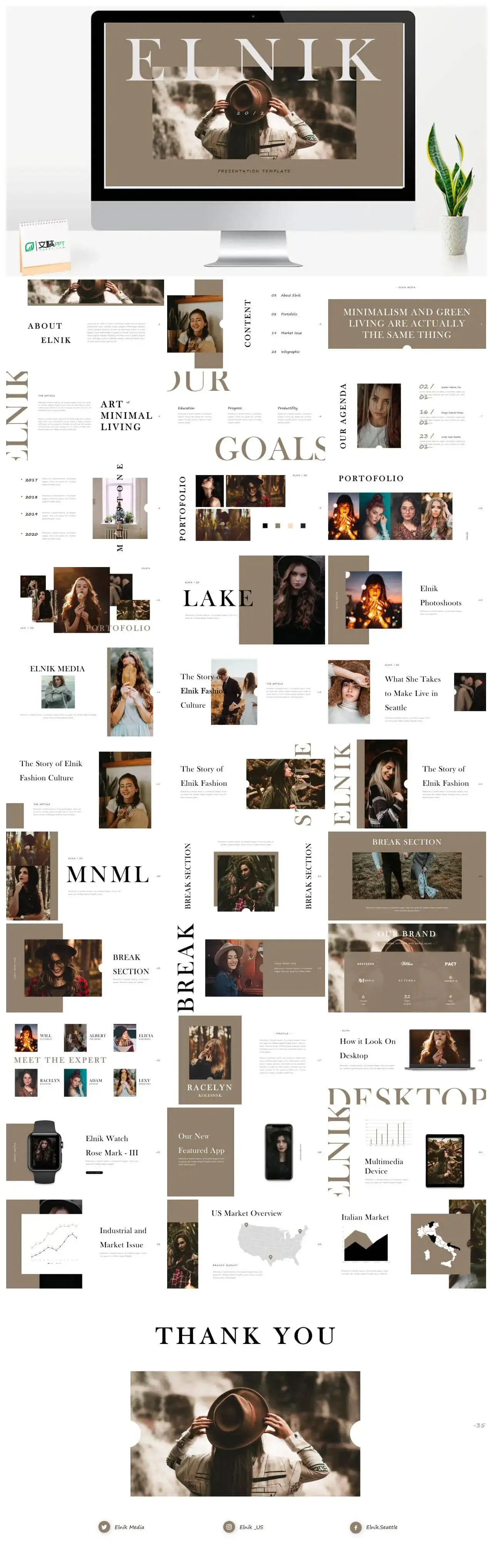 莫兰迪风尚PPTppt文件