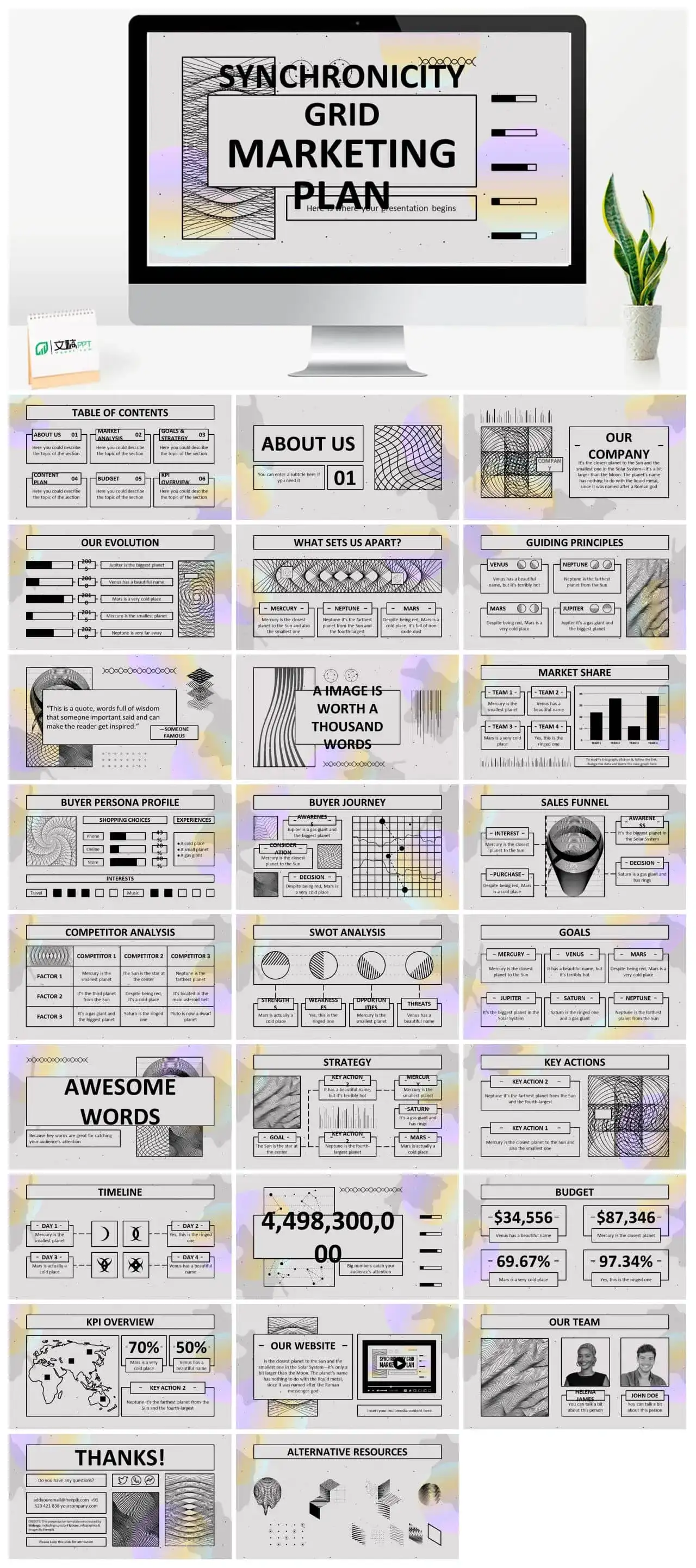 SYNCHRONICITY GRID MARKETING PLAN