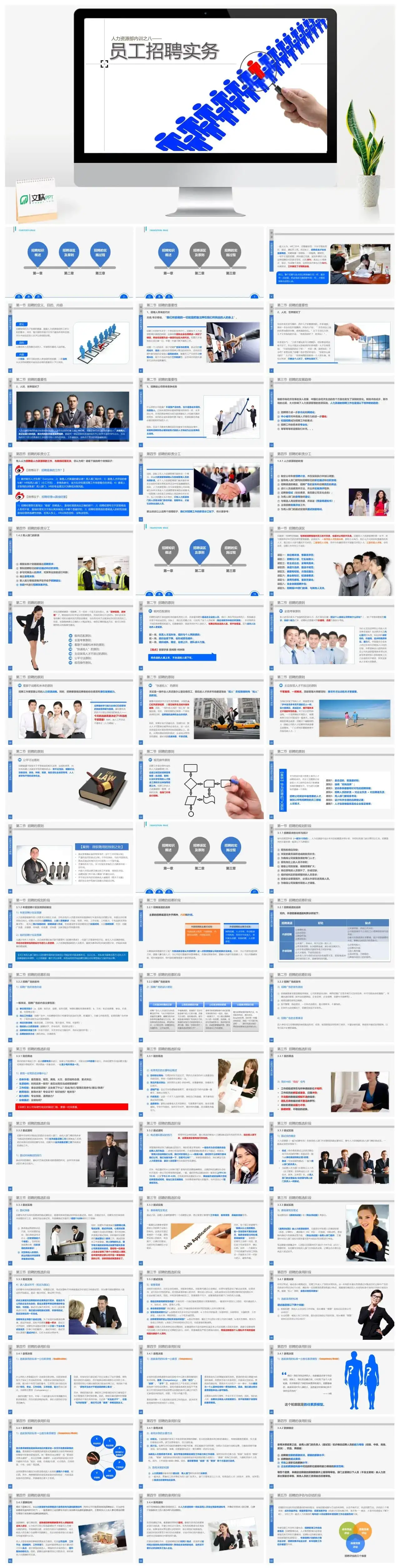 人力资源部员工招聘实务培训PPT模板 人力资源部员工招聘实务培训PPT模板