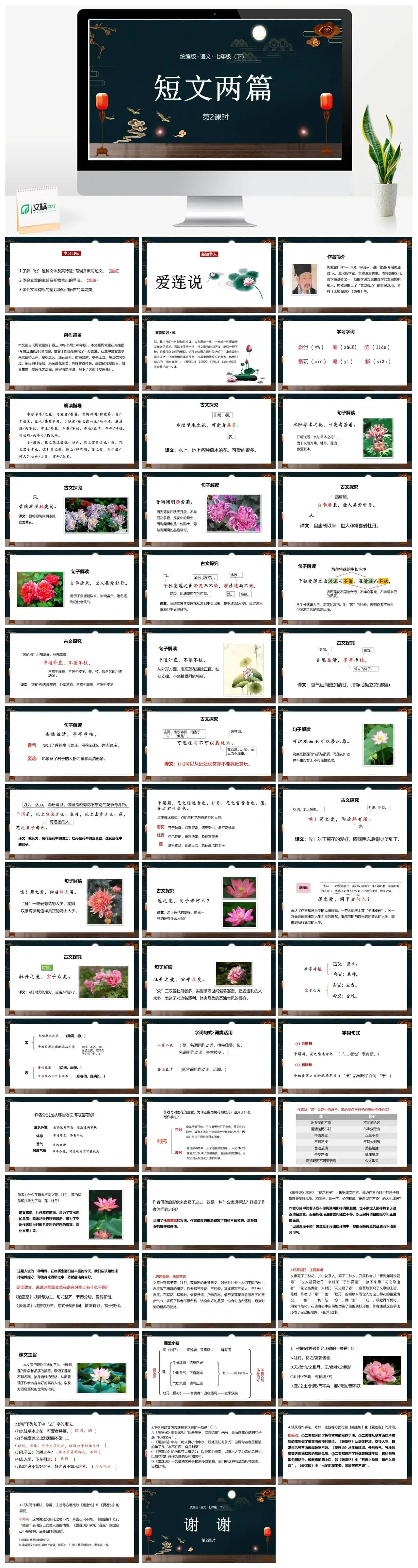 统编版语文七（下）第4单元16《短文两篇》课时2
