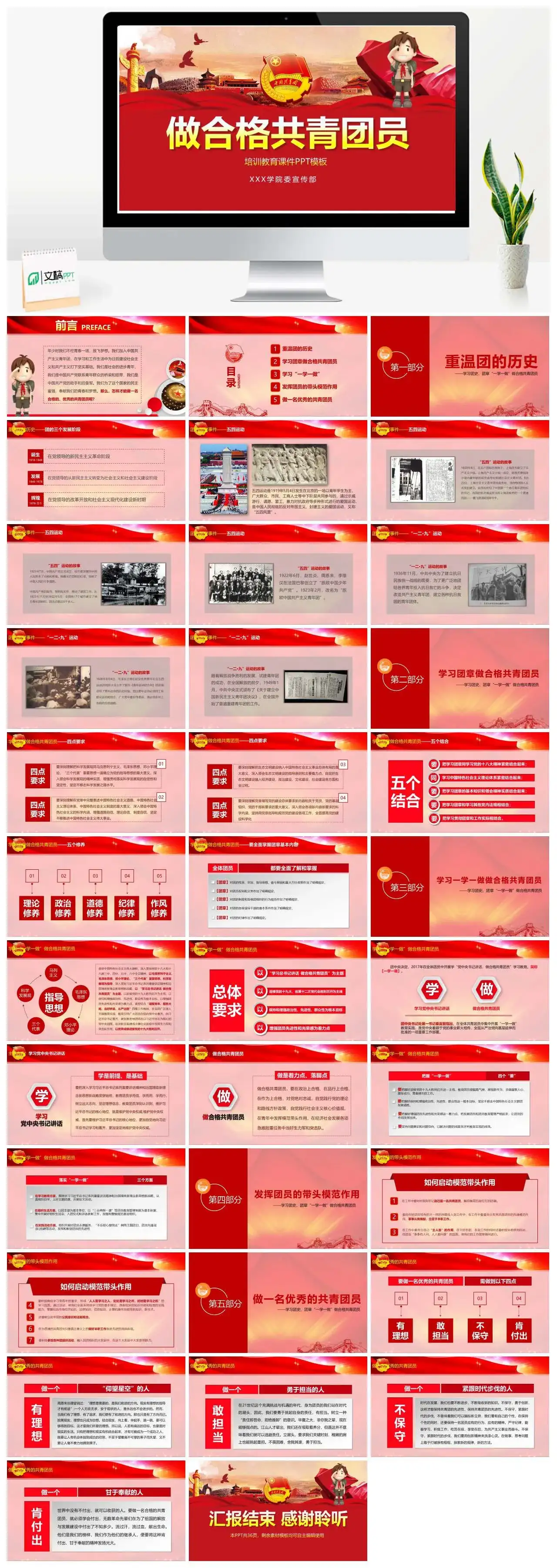 做合格共青团员党课PPT课件