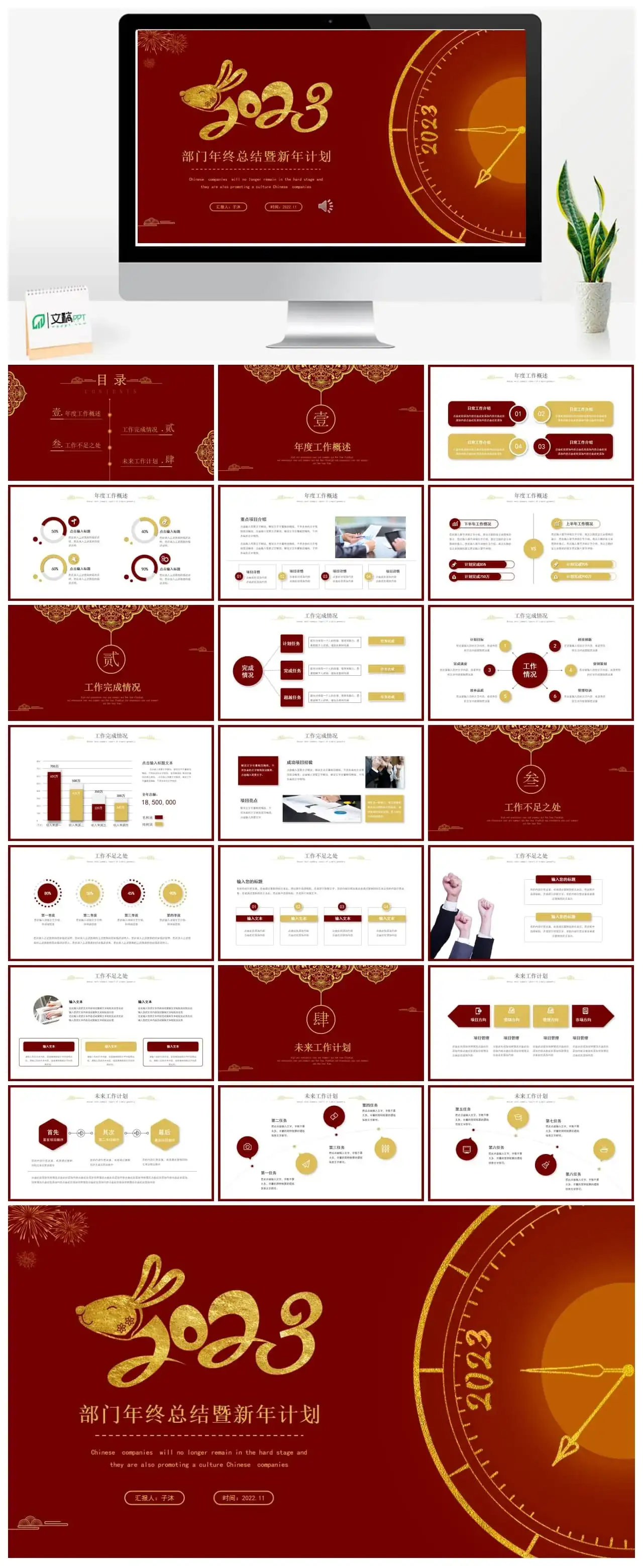 2023兔年部门年终总结暨新年计划