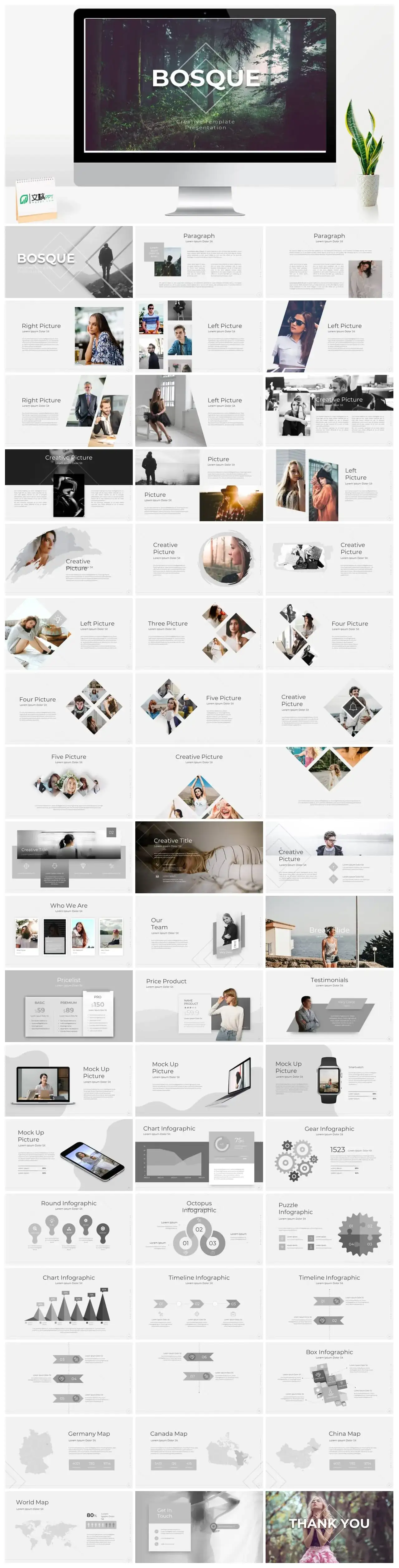 灰色人物商务ppt模板