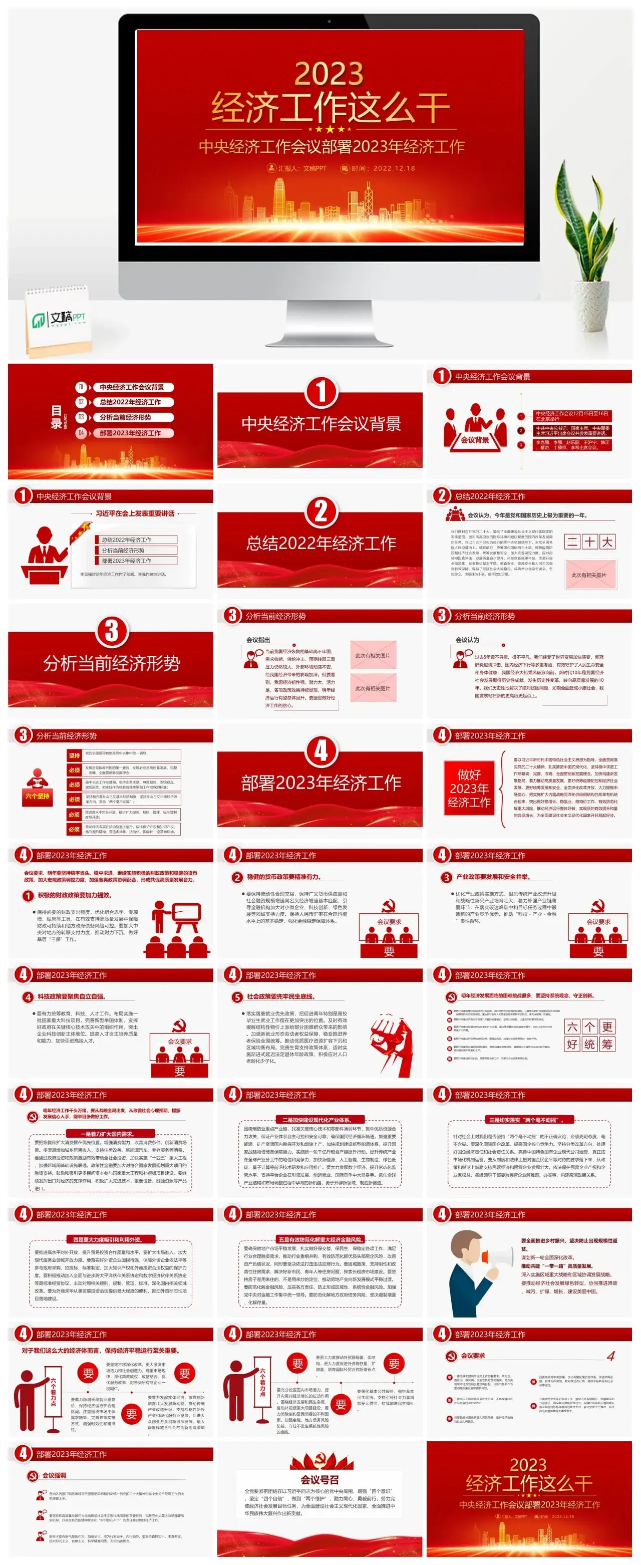 2023经济工作会议PPT