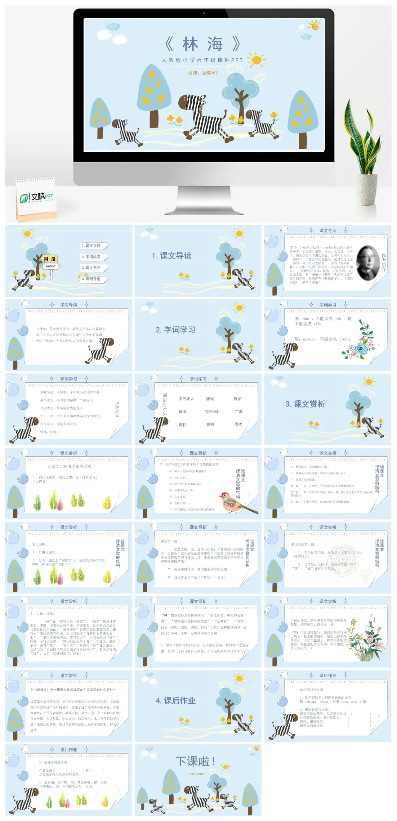 人教版六年级林海1PPT课件
