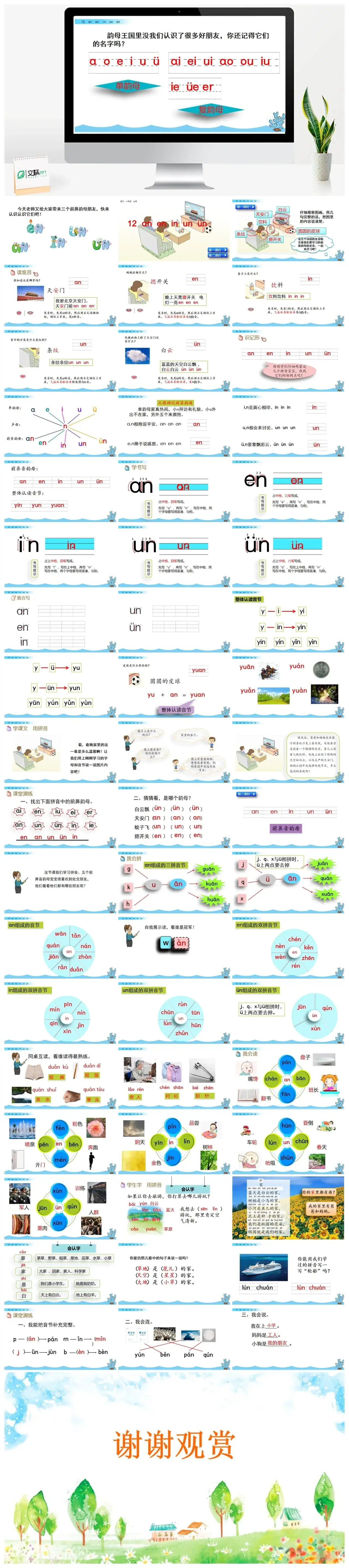一年级课件PPT课件二汉语拼音12ɑneninunün汉语拼音12ɑneninunün