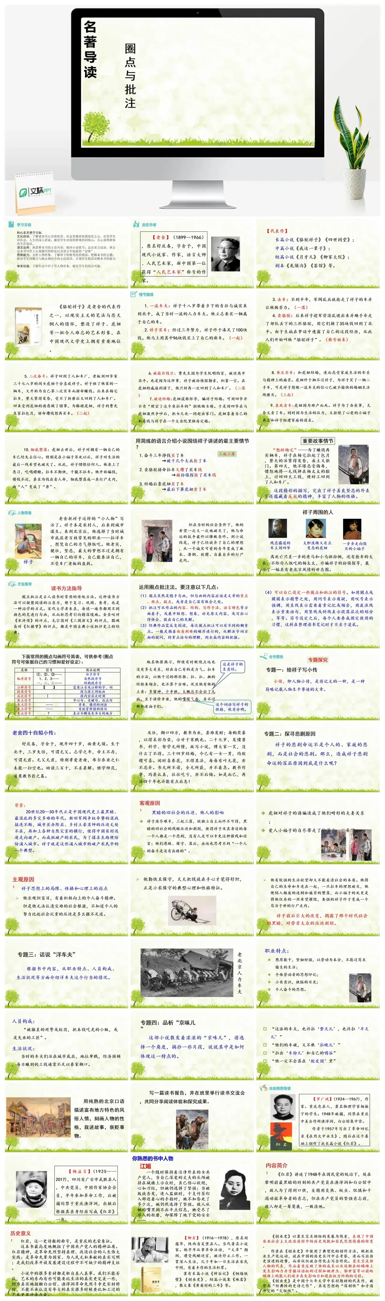 名著导读 骆驼祥子七年级下册课件一