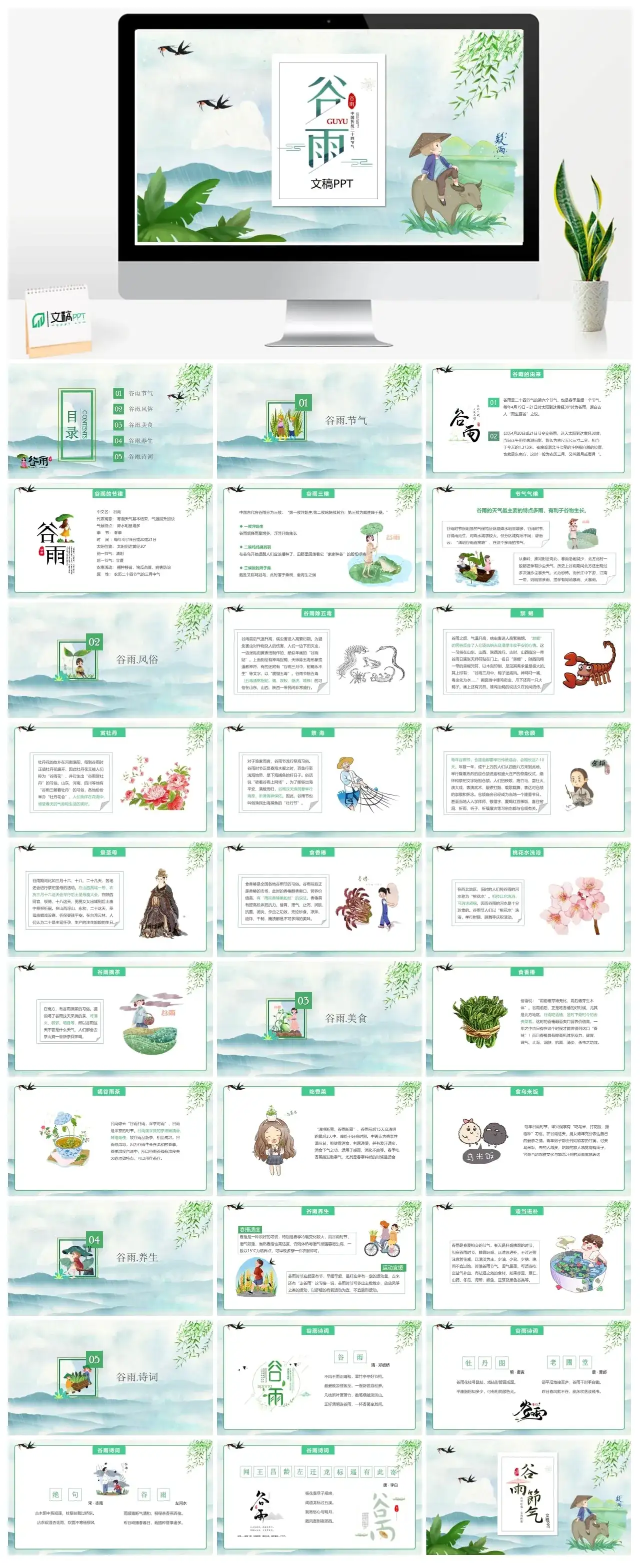 谷雨介绍PPT