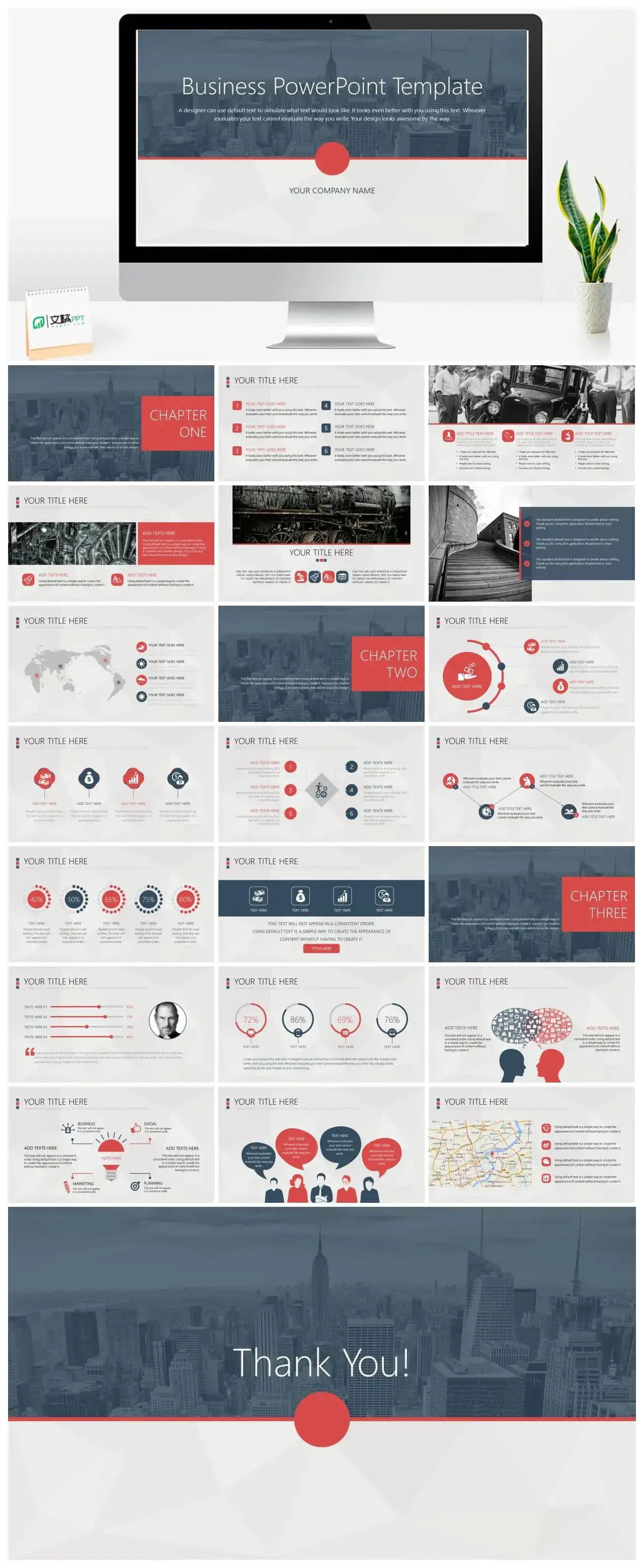 商业介绍欧美风极简ppt|文稿PPTPPT模板网