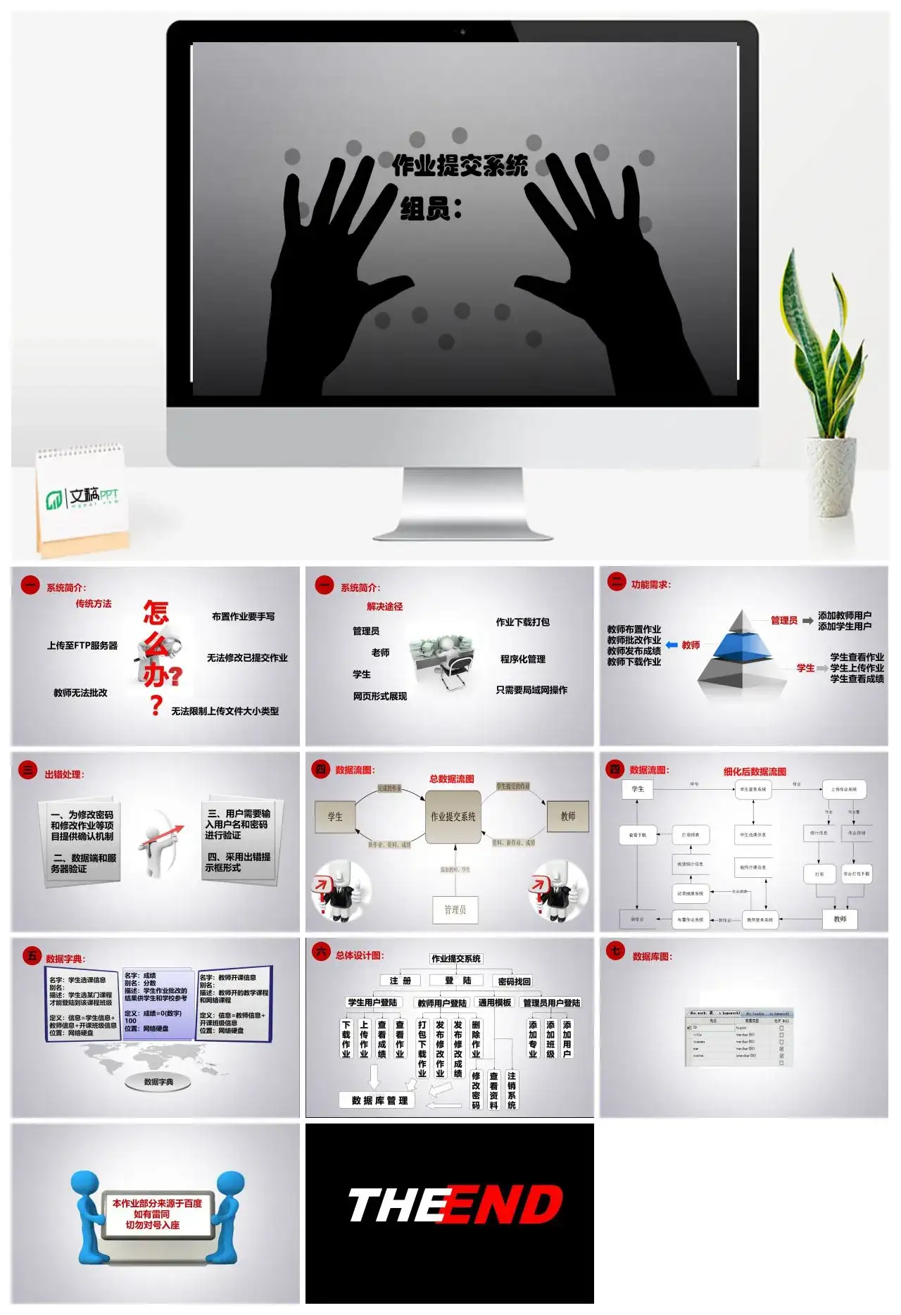 软件工程管理动态PPT模板