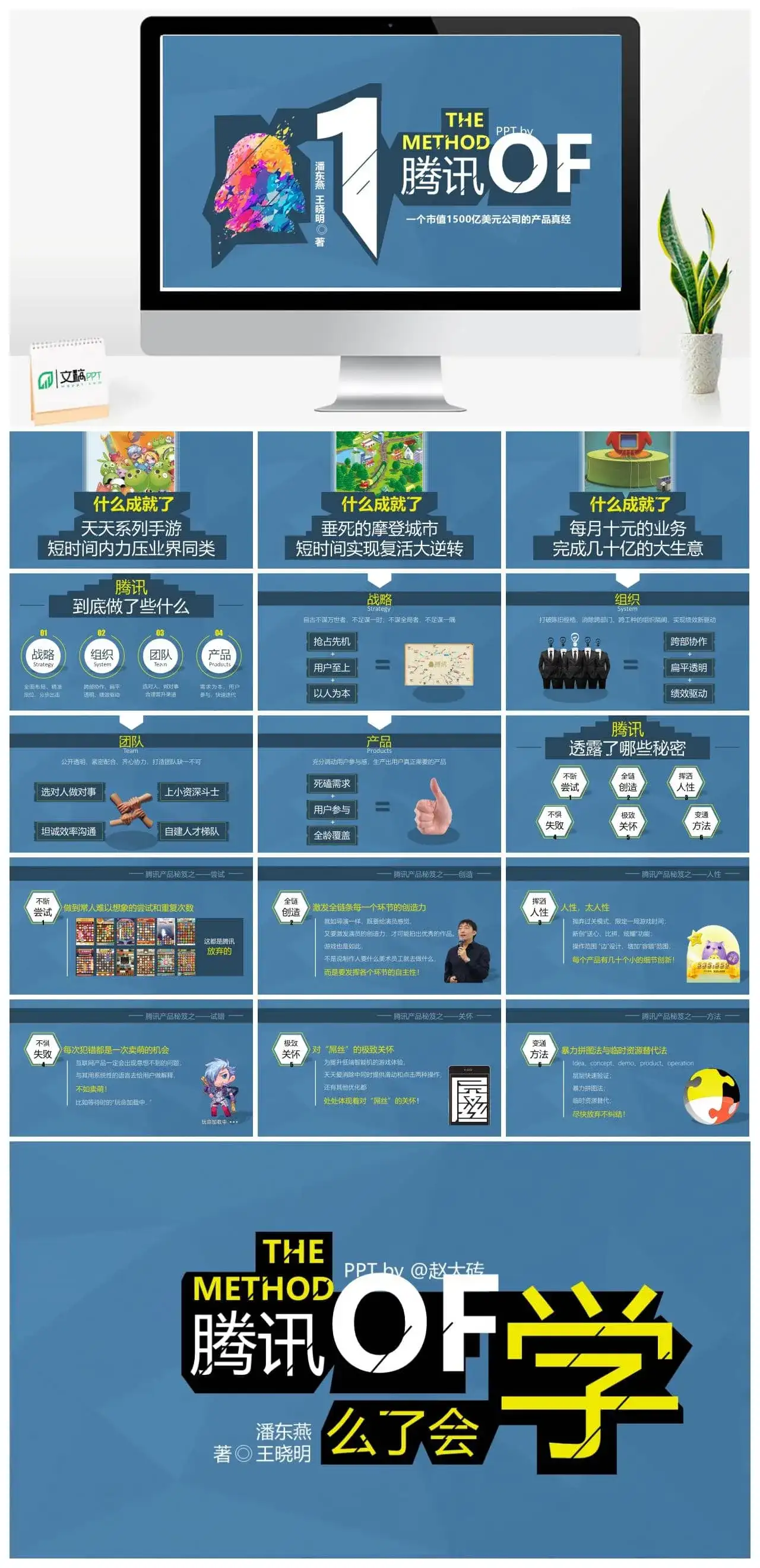 《腾讯方法》读书笔记PPT