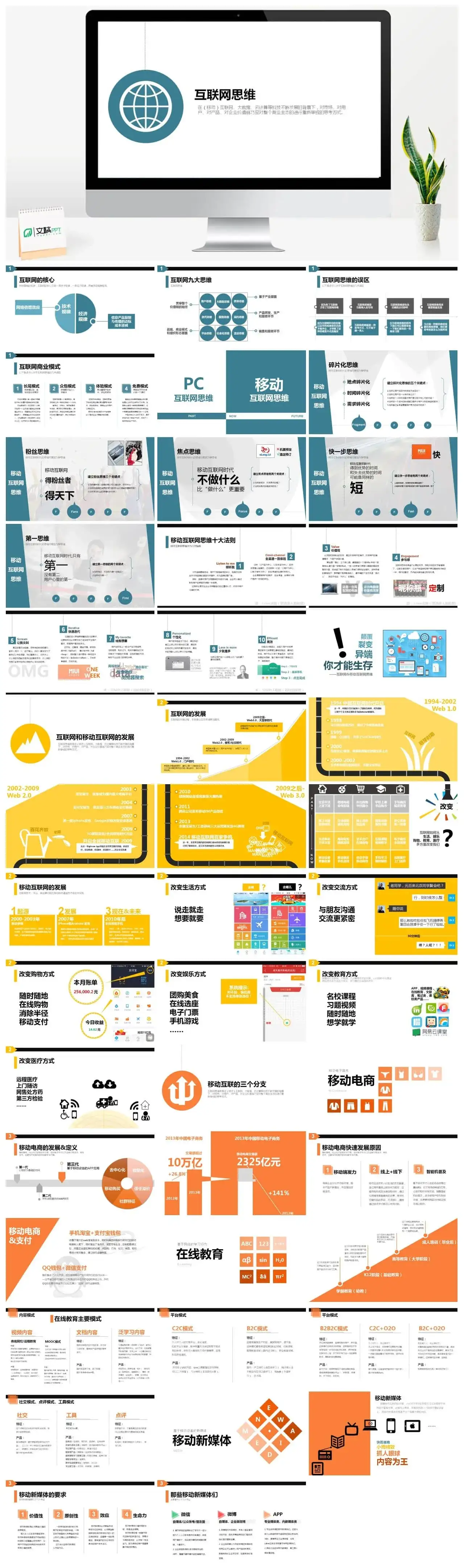 什么是互联网思维PPT解读