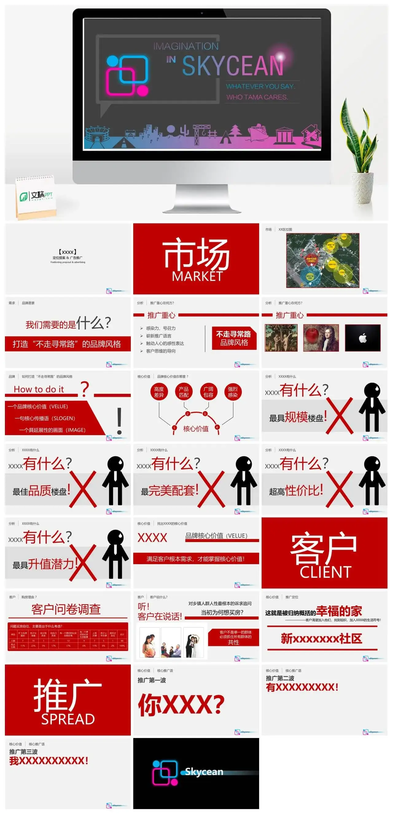 房地产商品房销售PPT模板