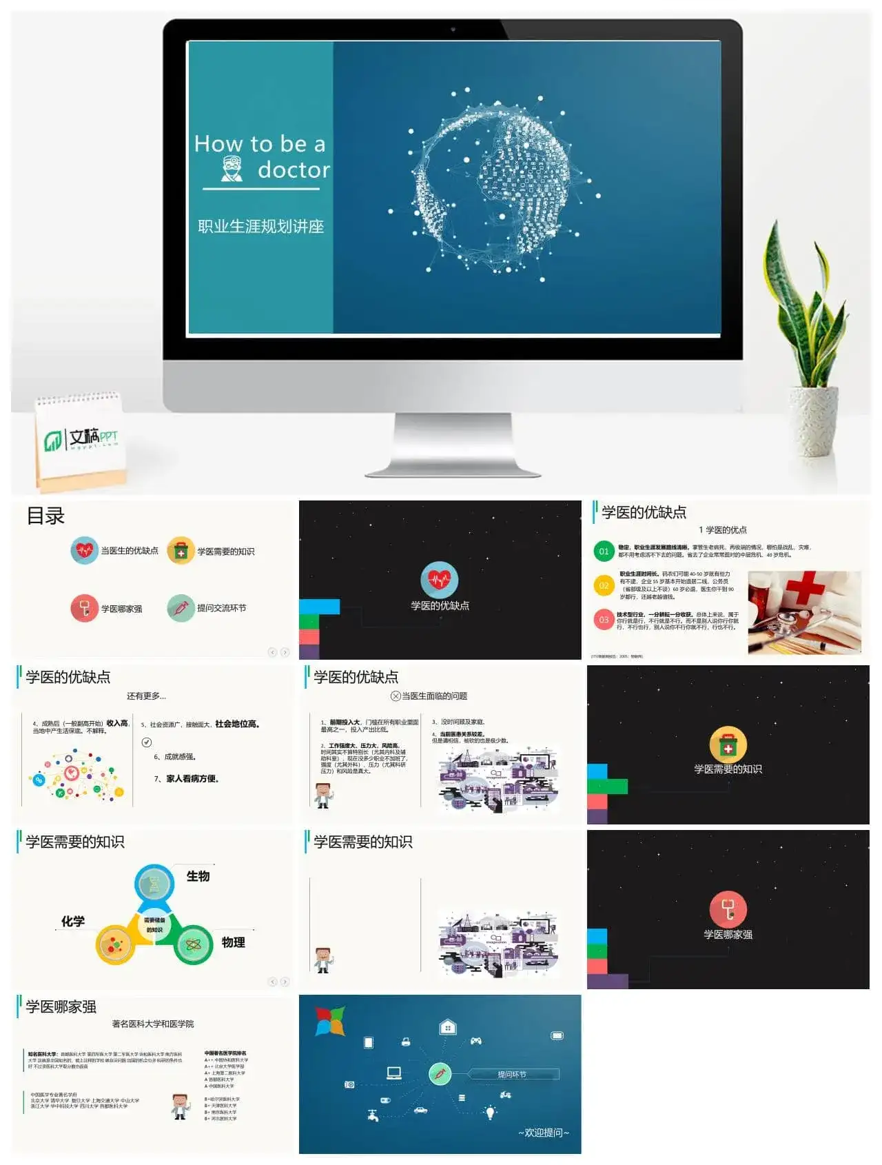 医学生职业生涯规划讲座PPT