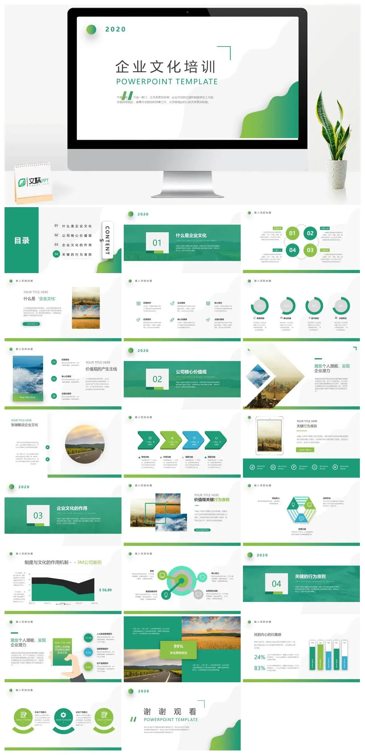 企业文化培训PPT课件模板