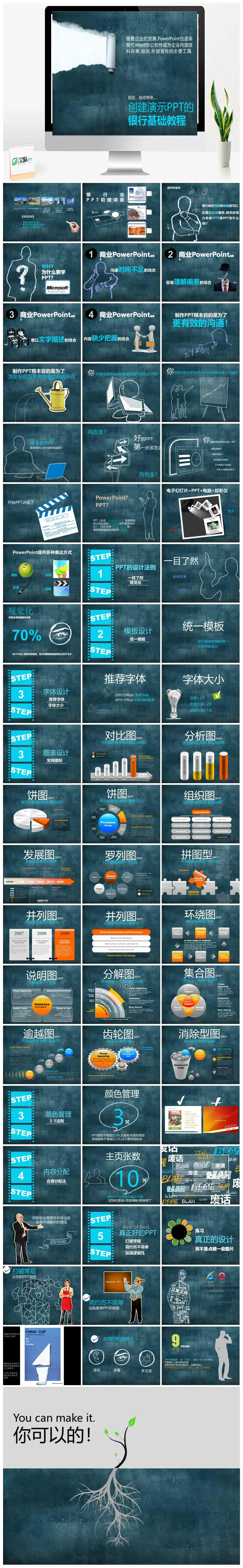 蓝色简洁商务重要性演讲PPT模板