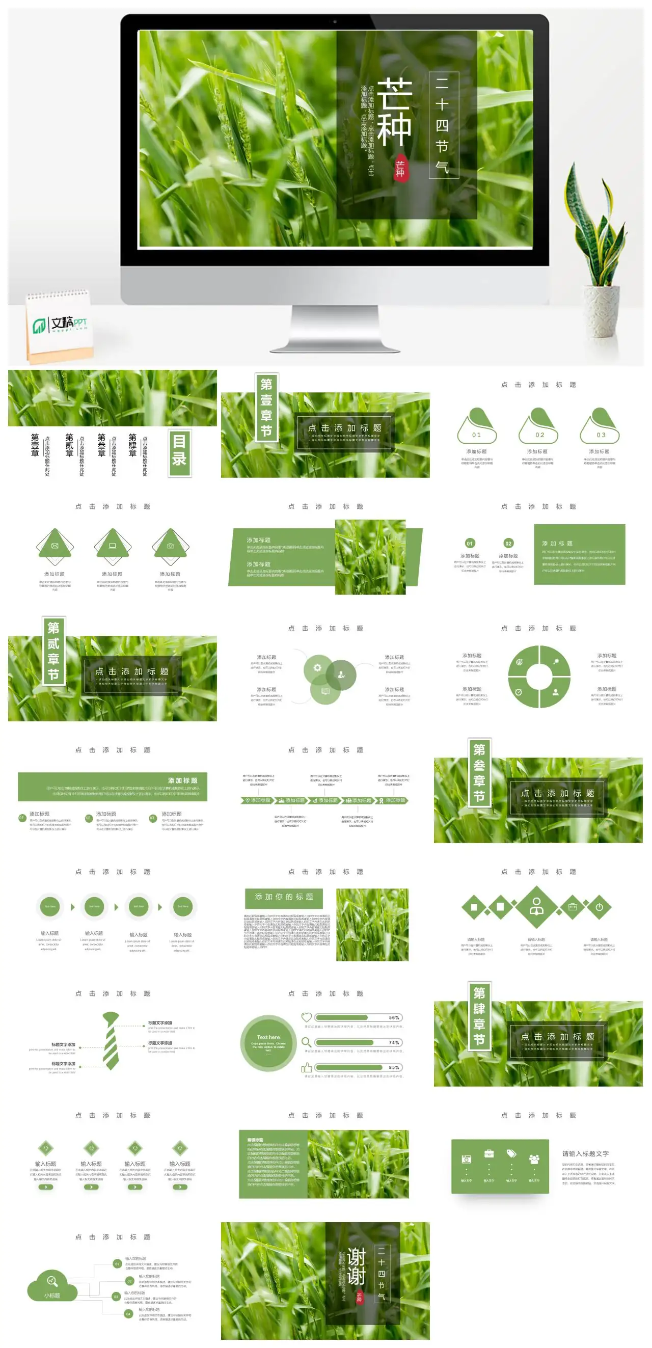芒种主题介绍PPT
