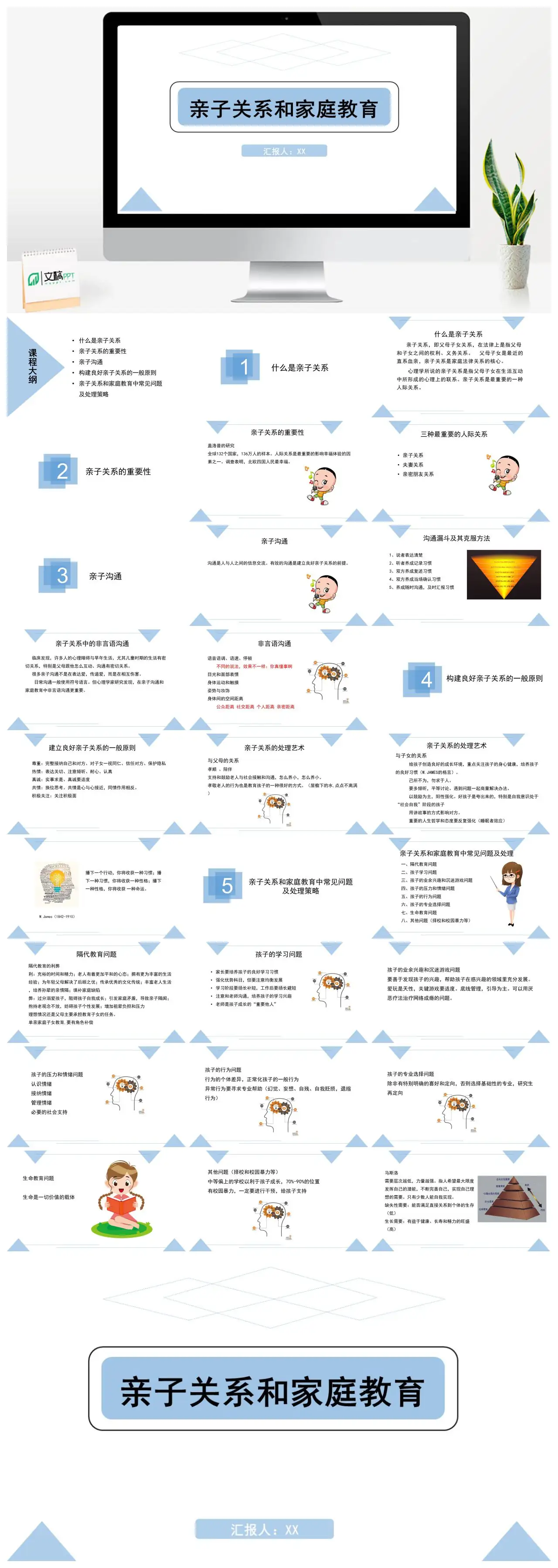 亲子关系与家庭教育策略PPT