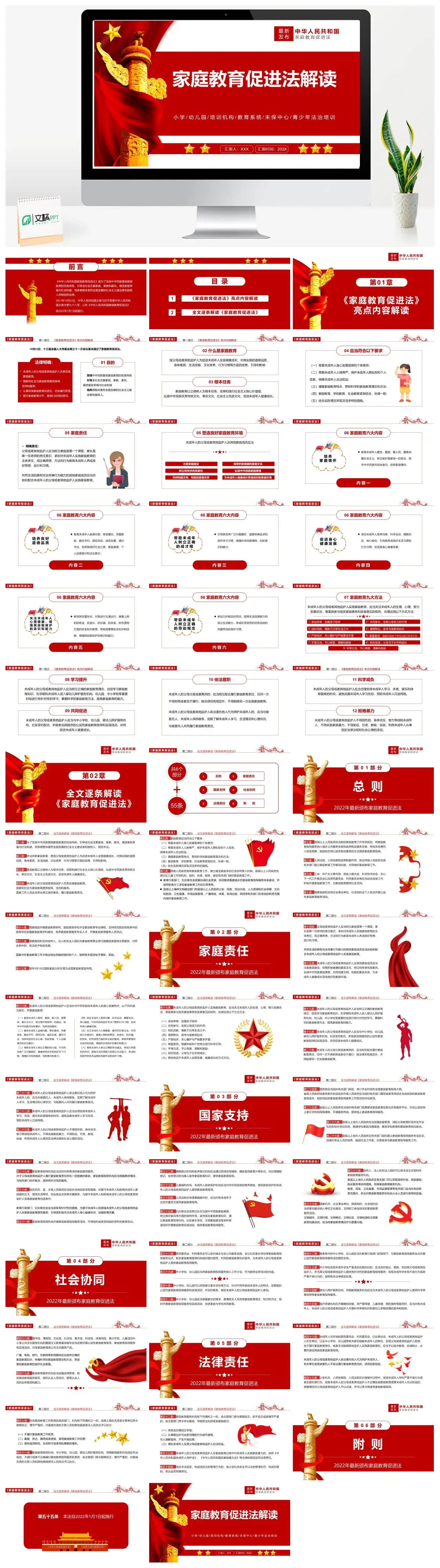 家庭教育促进法解读与实施PPT