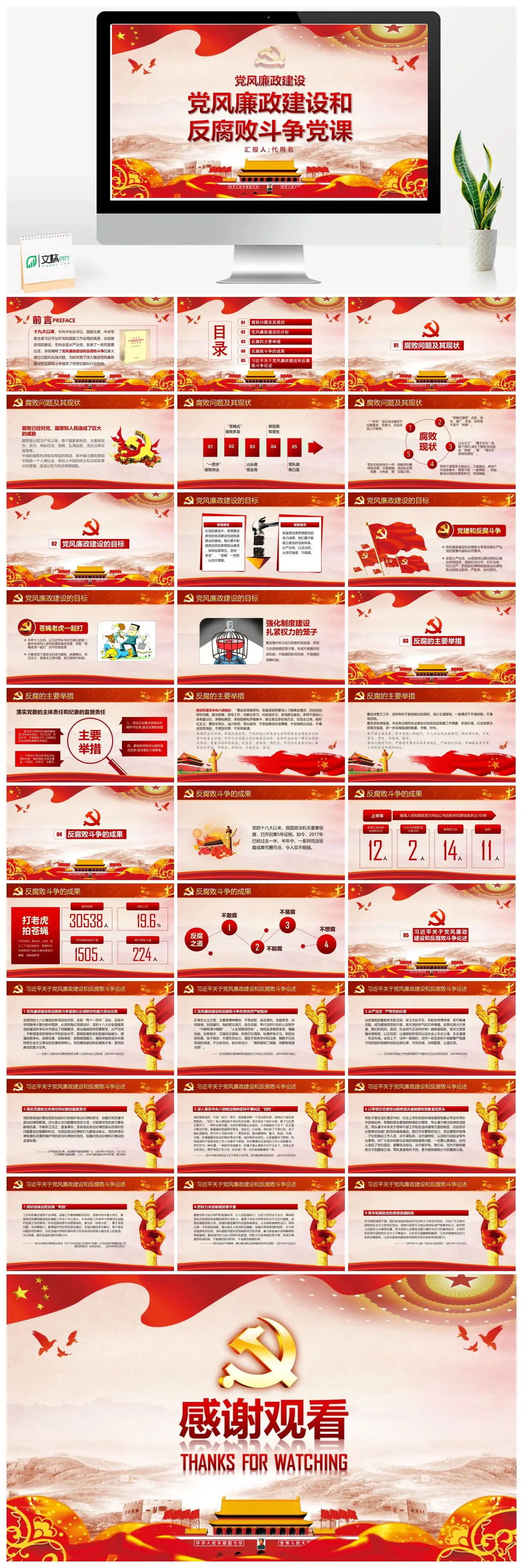 党风廉政建设与反腐败斗争专题党课PPT