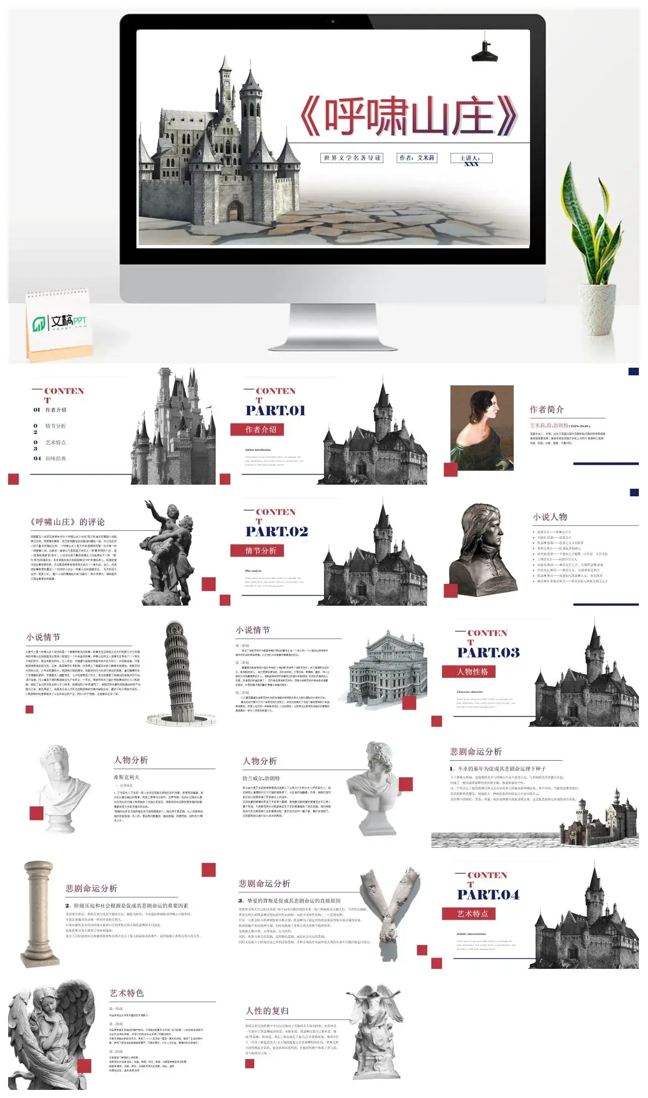 呼啸山庄读书分享PPT