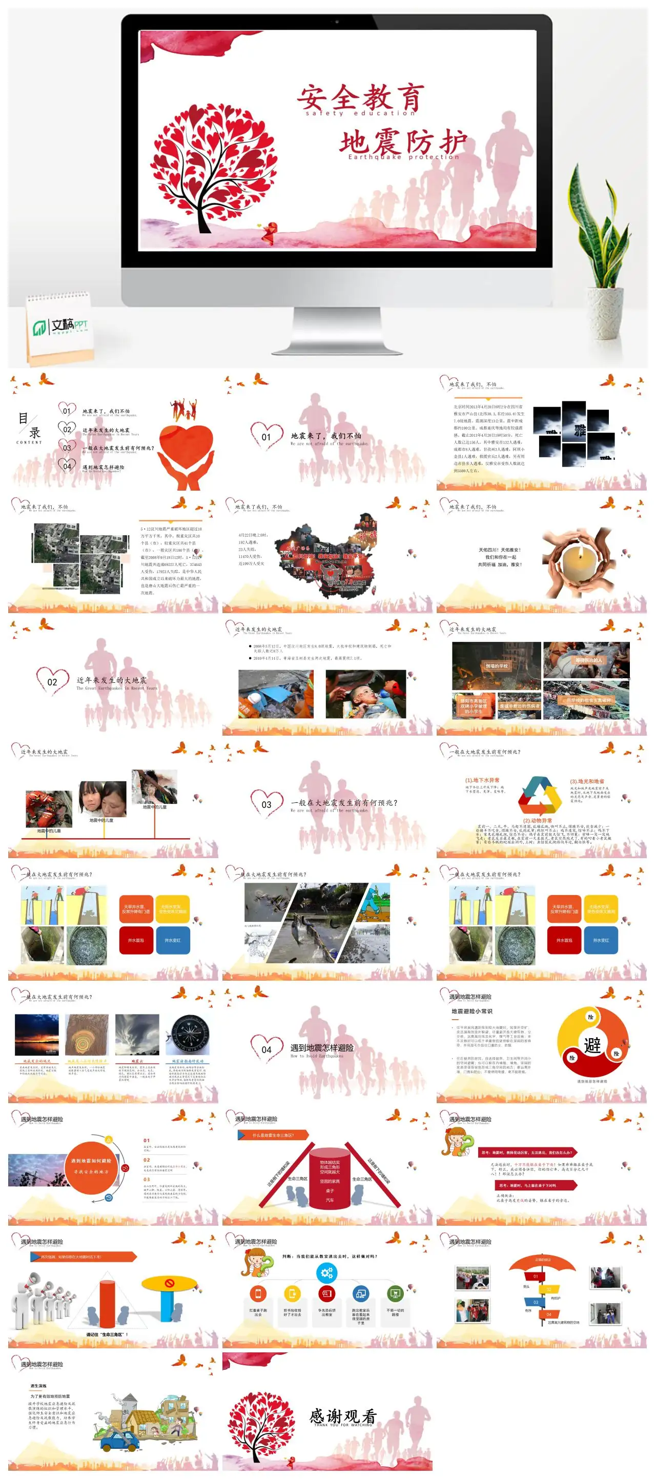 地震防护安全教育PPT