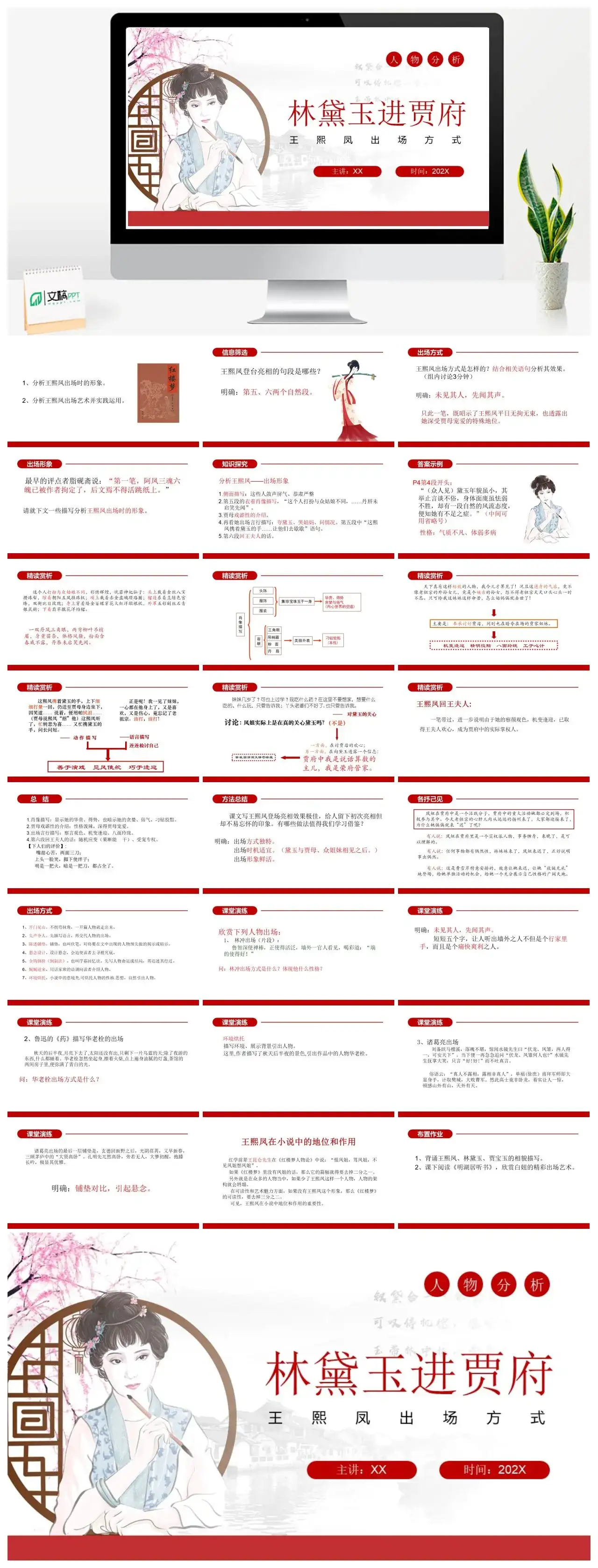 人物介绍PPT《红楼梦》王熙凤