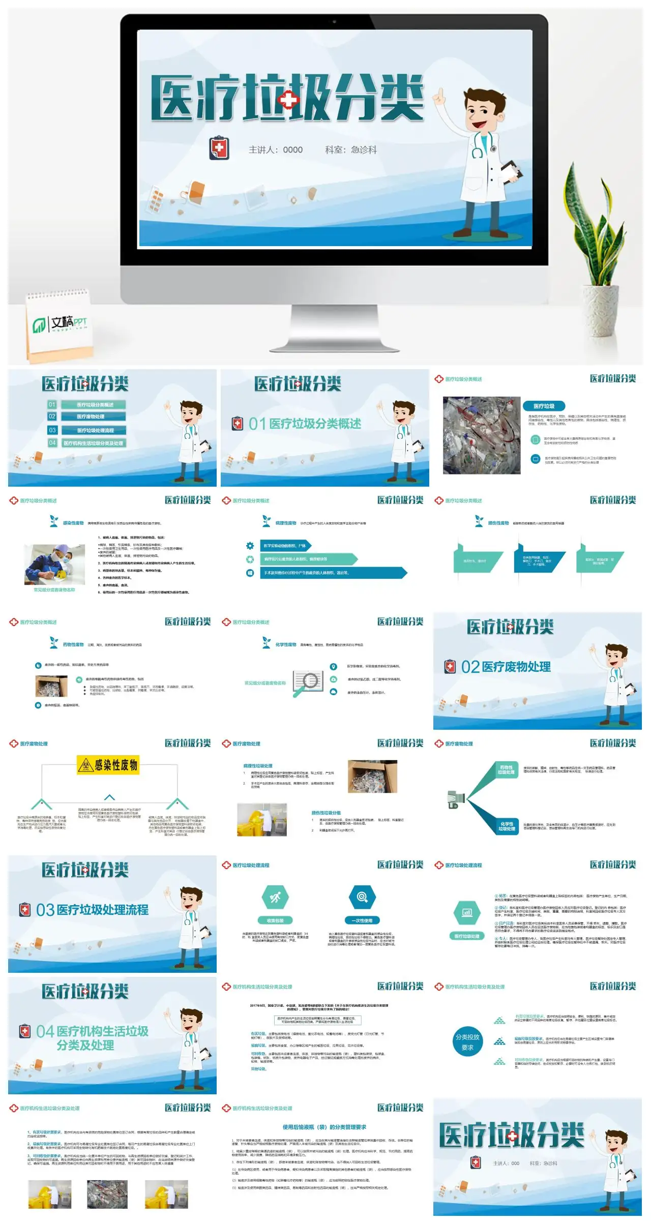 急诊科垃圾分类培训PPT