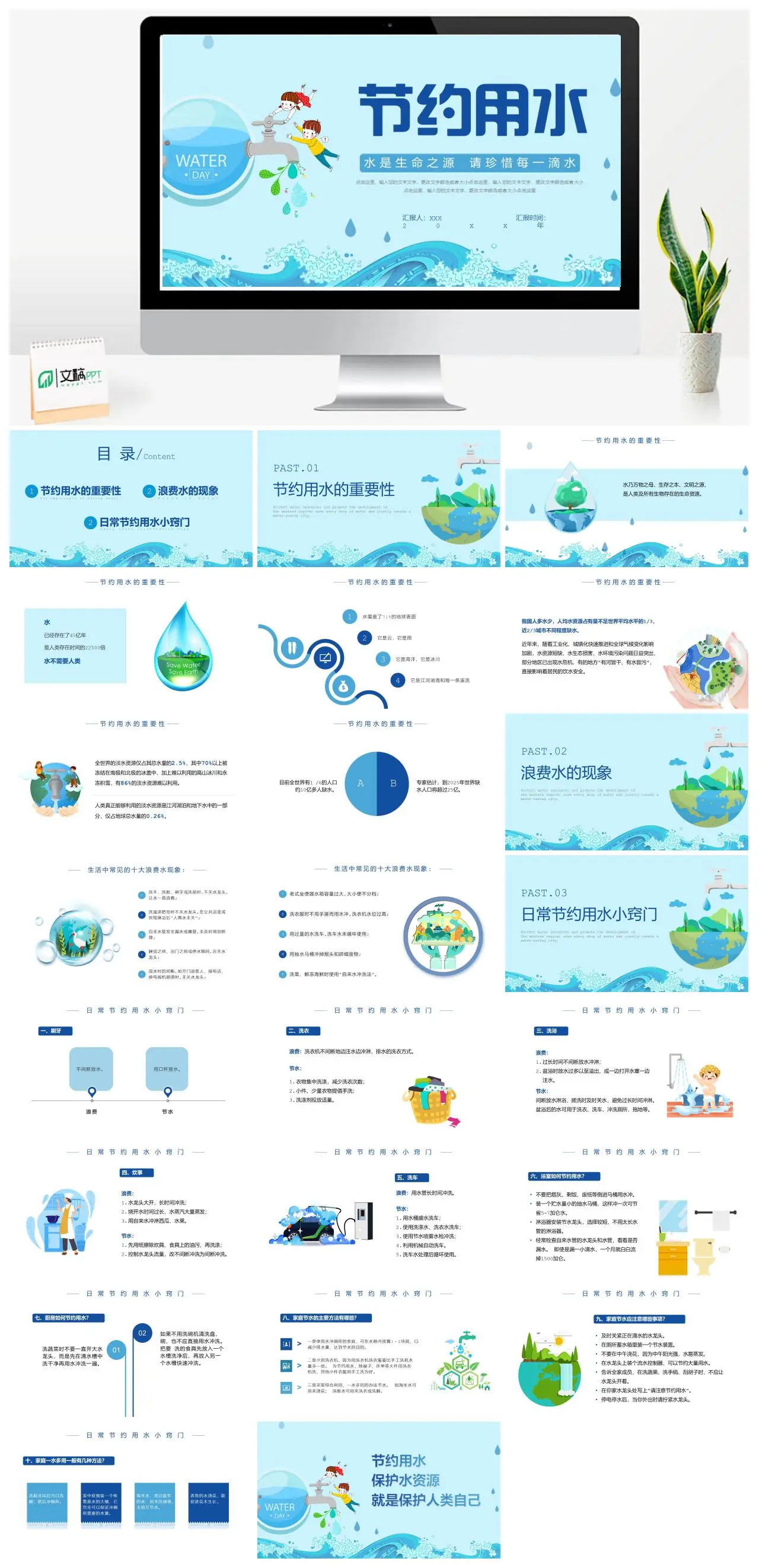 节约用水宣传与措施PPT