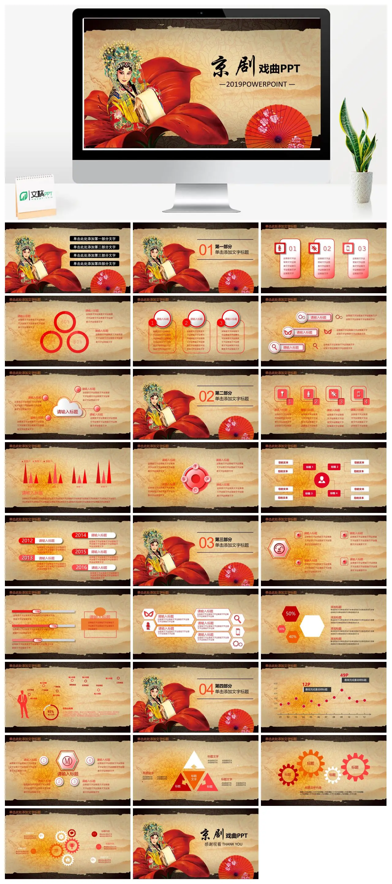 京剧戏曲介绍PPT