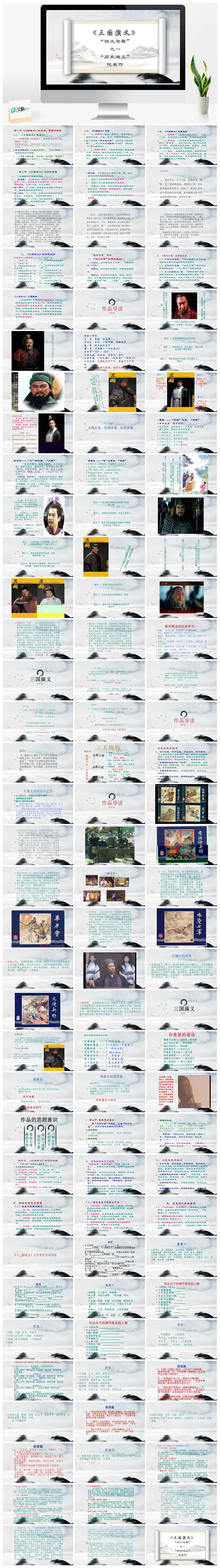 三国演义成书作者与版本研究PPT