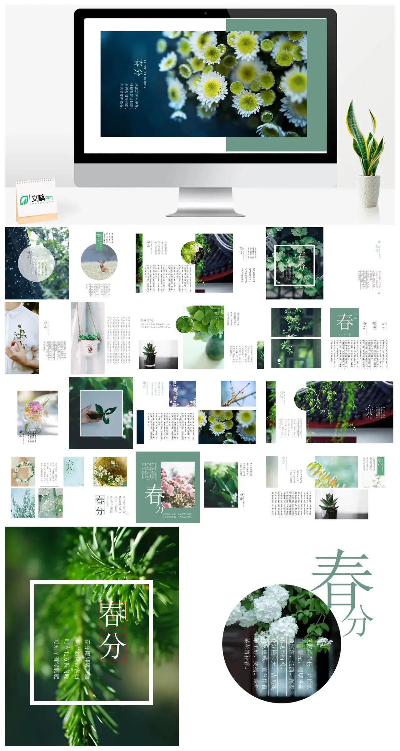 春分节气诗词赏析PPT