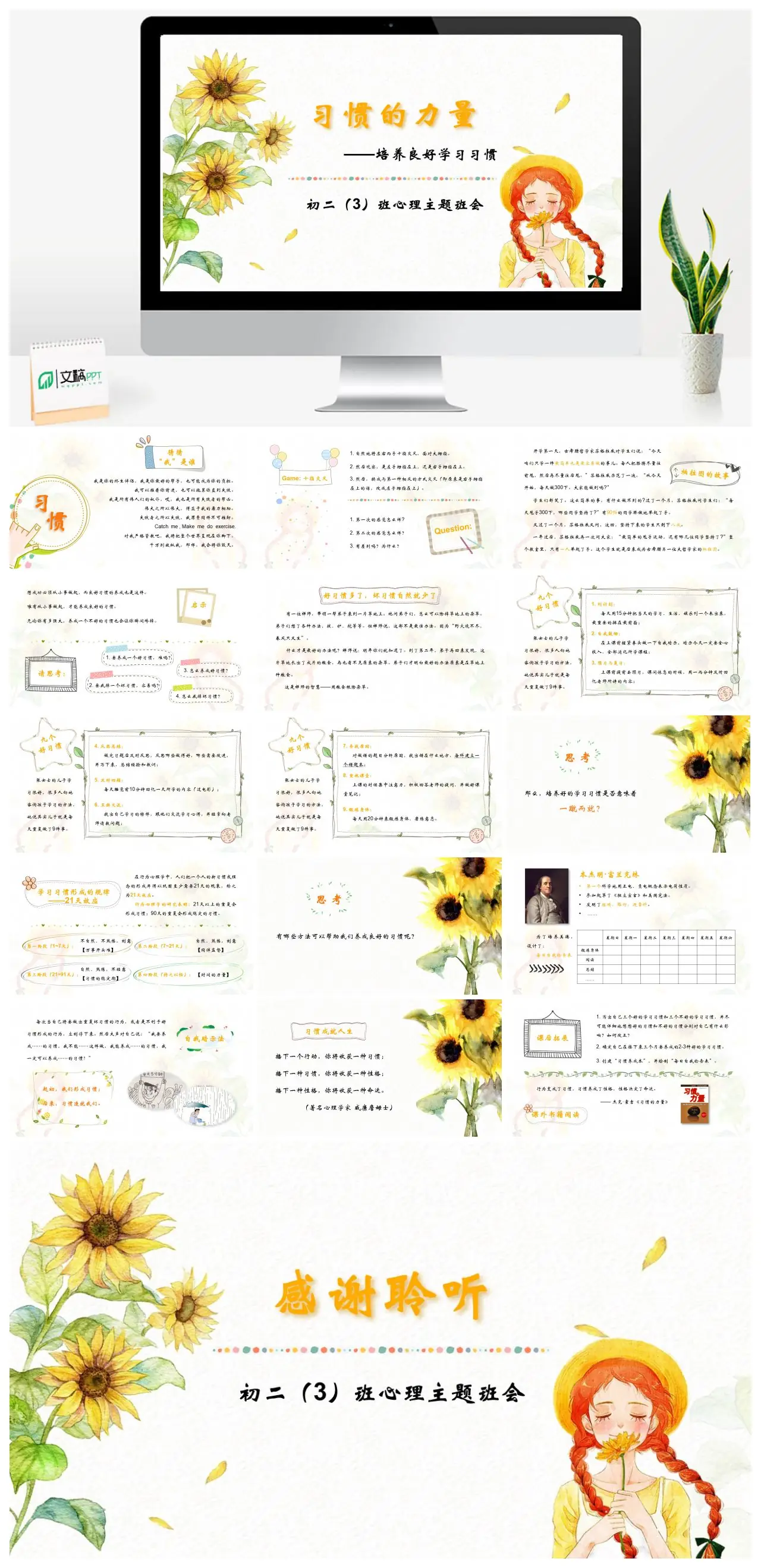 习惯的力量培养良好学习习惯PPT