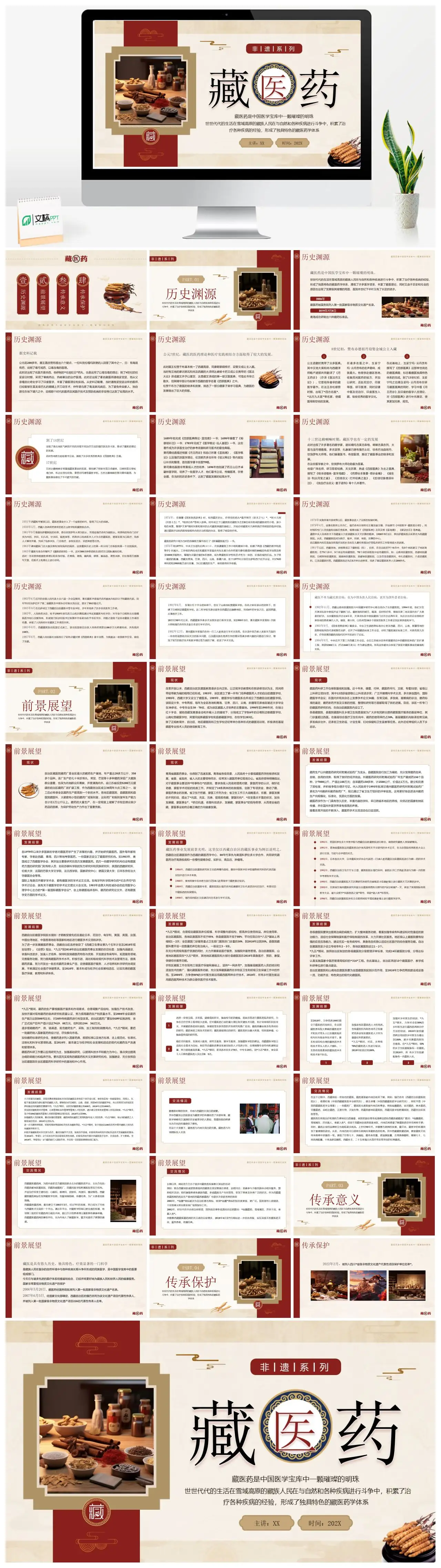 非遗系列藏医药学体系特色与价值PPT