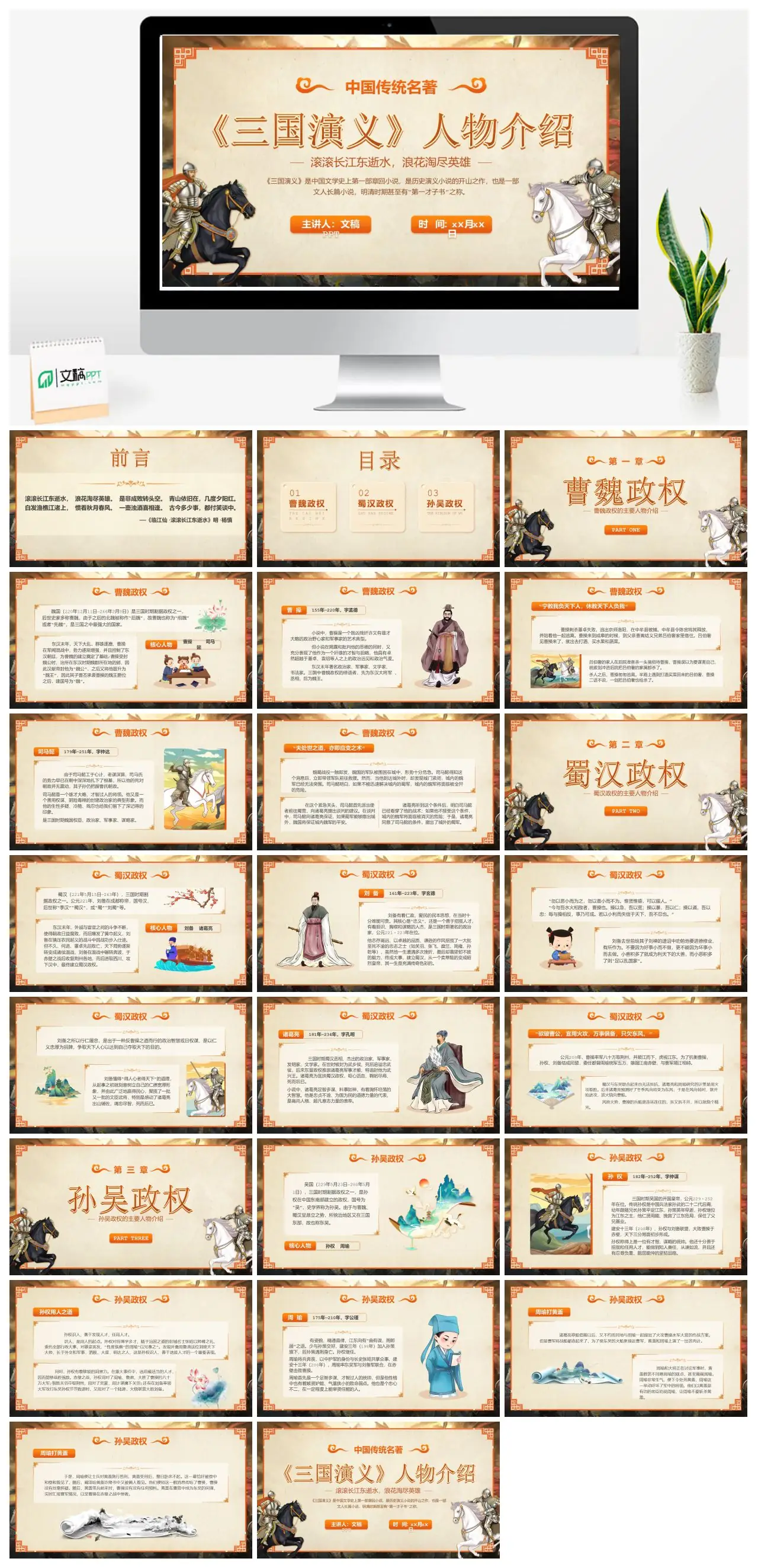 三国演义人物介绍PPT