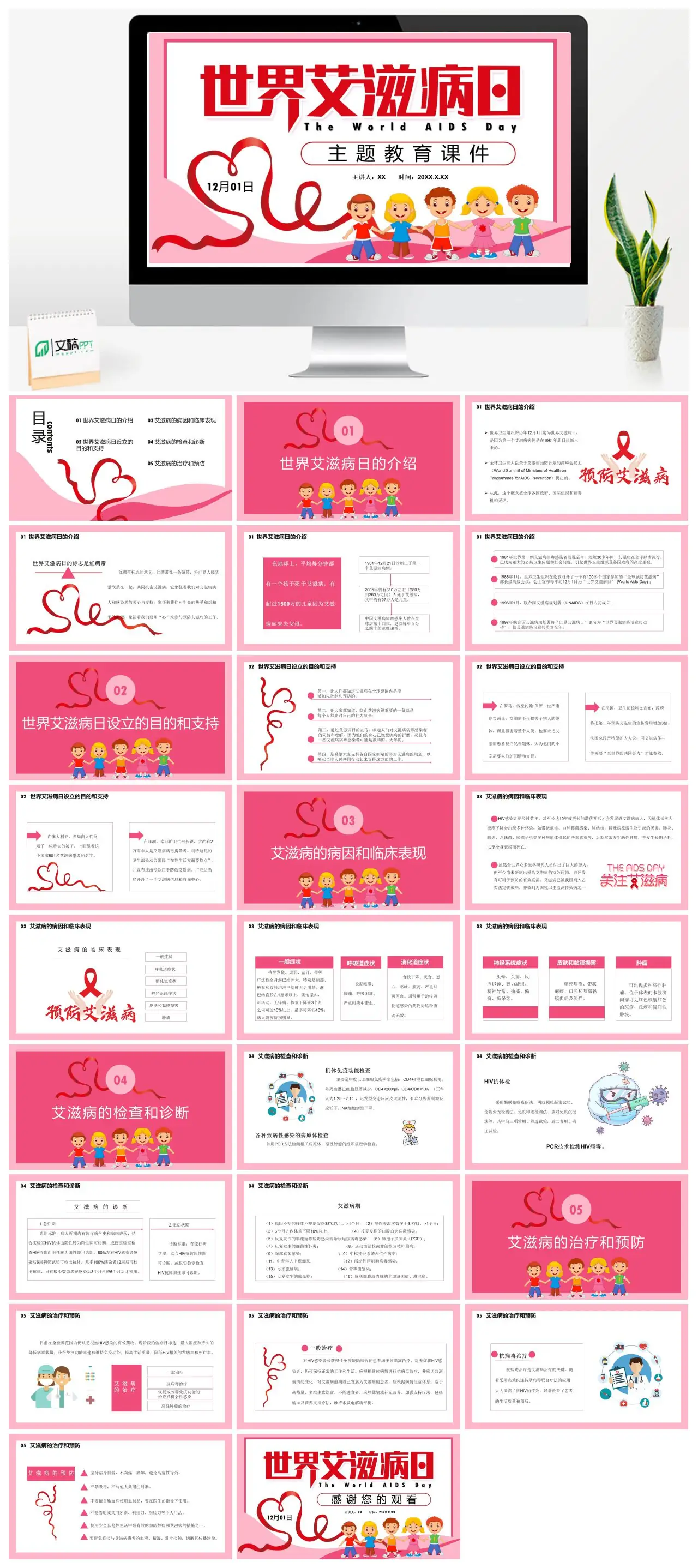 世界艾滋病日介绍PPT