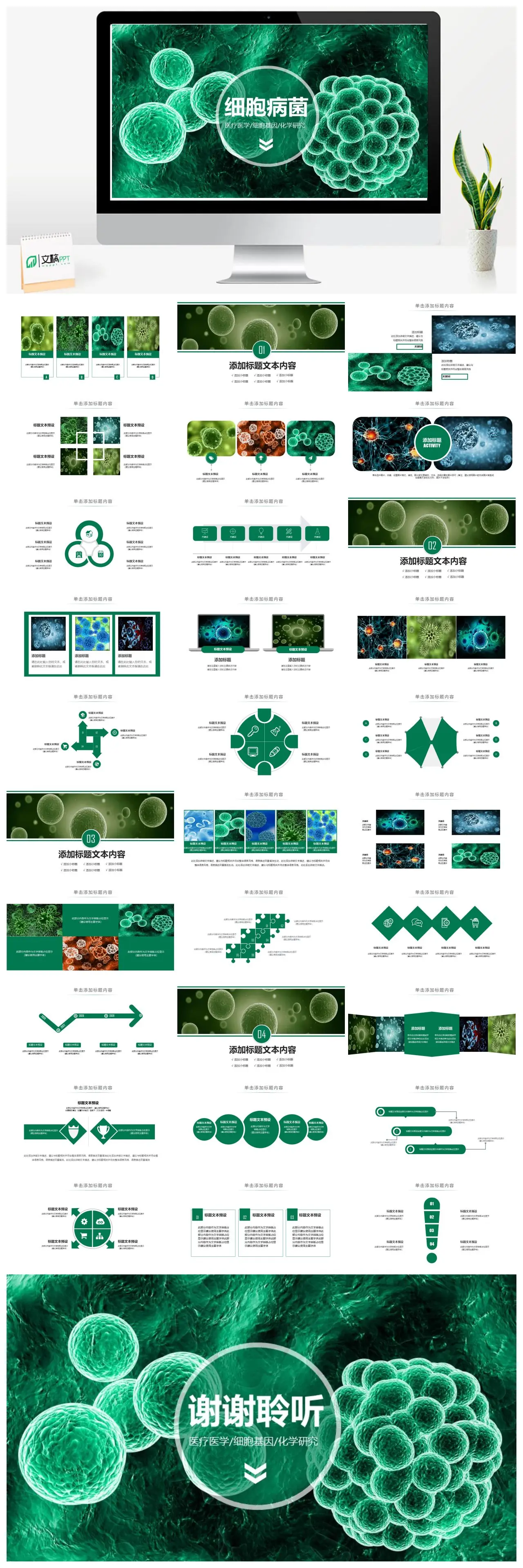 细胞病菌与基因医学研究PPT