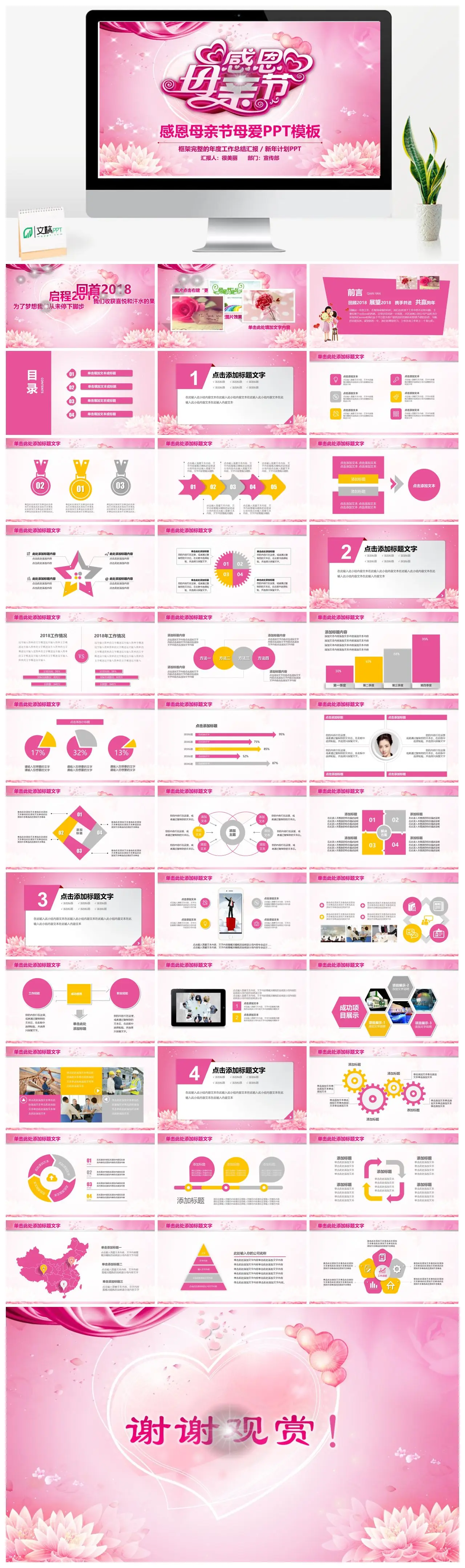 宣传部年度工作总结与新年计划汇报PPT