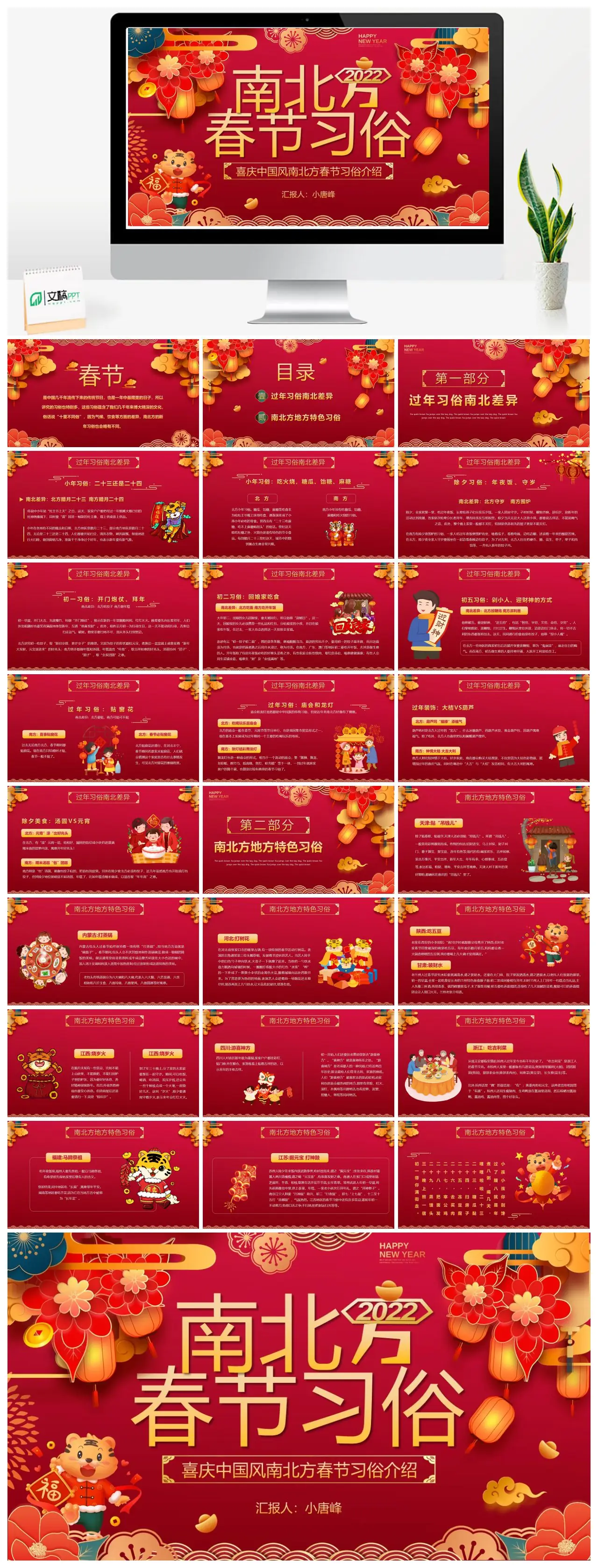 春节习俗与文化介绍PPT