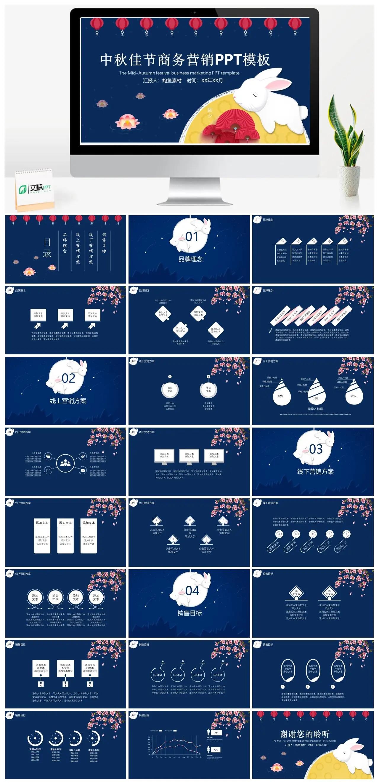 中秋节品牌营销方案PPT